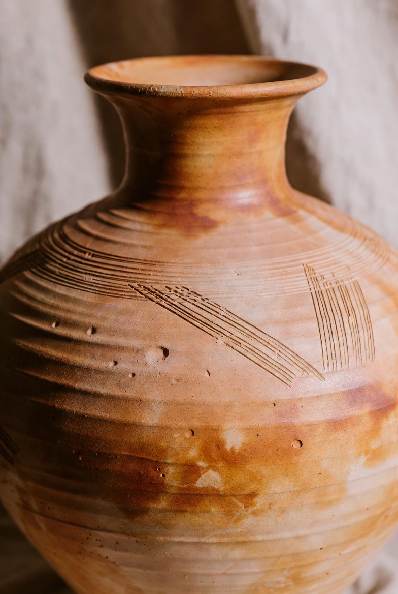 Thamaga Hand-Coiled Ceramic Vessel